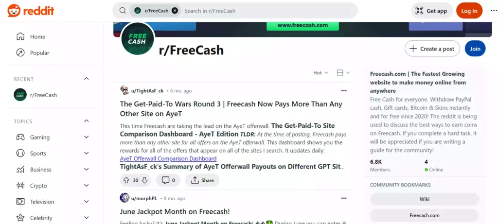 Freecash Community Discussions