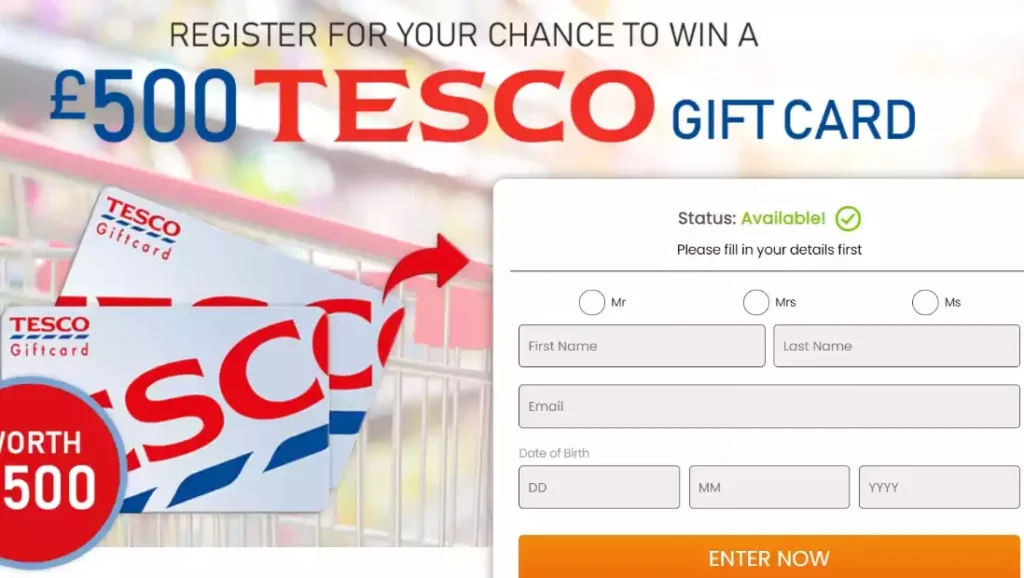 Tesco Gift Cards