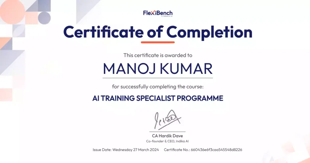 AI Training Specialist Program